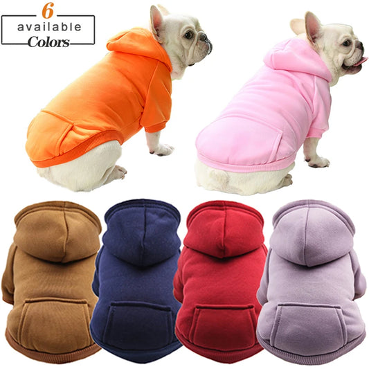 Dog Winter Hoodie: Small & Medium Breeds