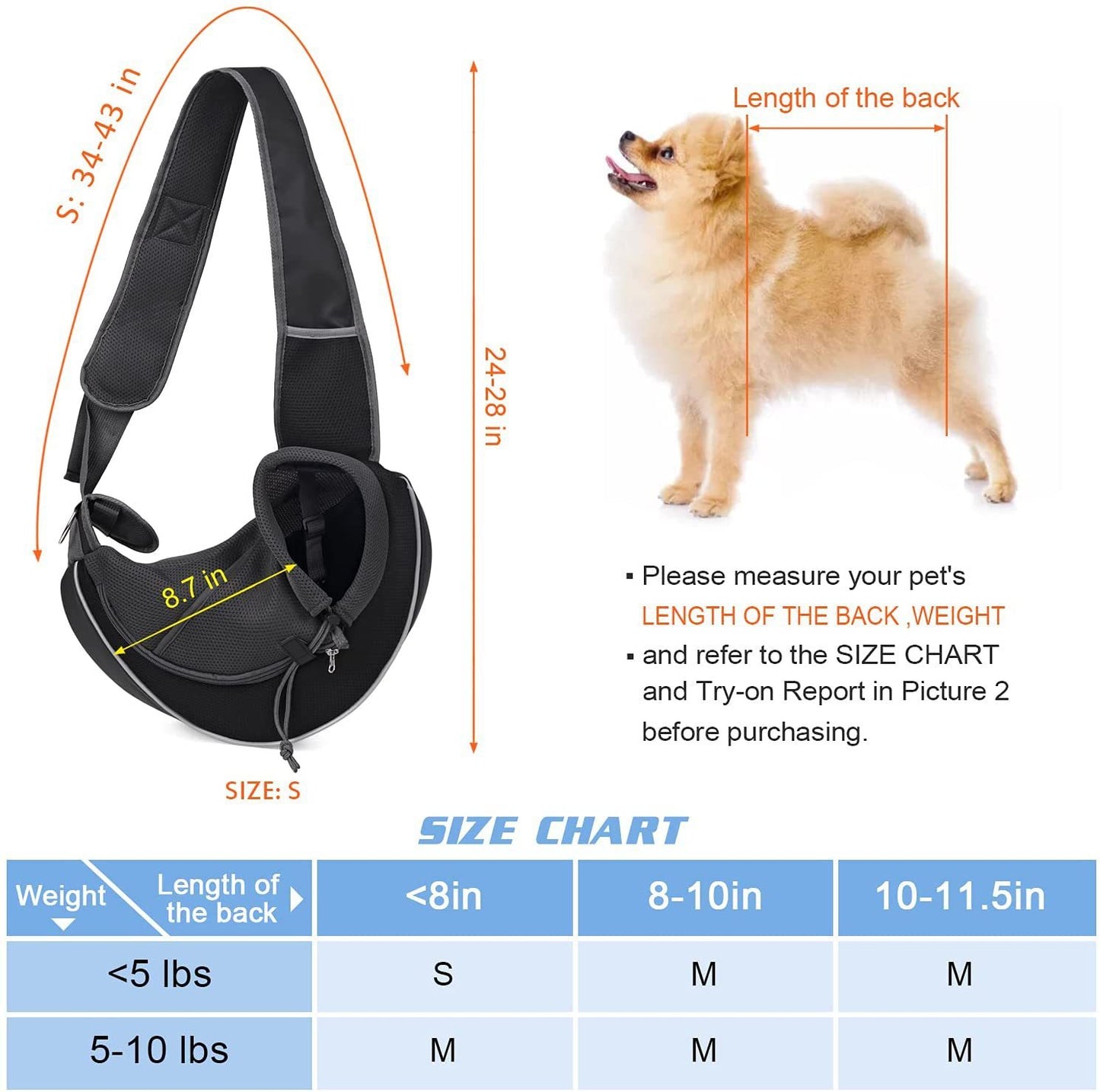 Stylish And Portable Crossbody Bag For Pets